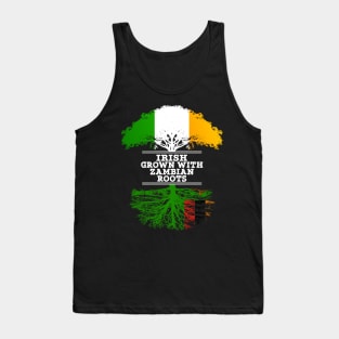 Irish Grown With Zambian Roots - Gift for Zambian With Roots From Zambia Tank Top